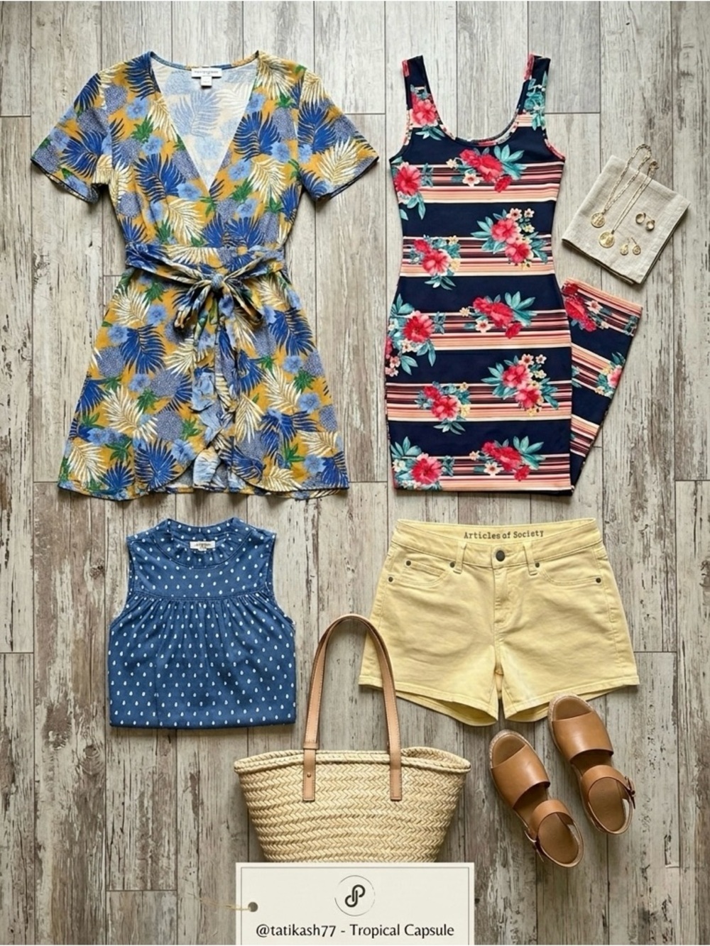 4-PIECE WOMEN TOP BRANDS SUMMER CAPSULE - Size Small - 4